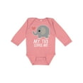thumbnail image 1 of Inktastic My Tia Loves Me Grandchild Gift Boys or Girls Long Sleeve Baby Bodysuit, 1 of 5