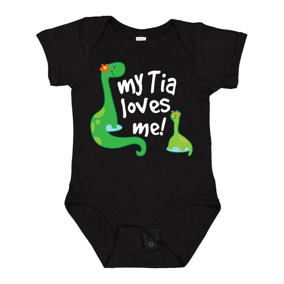 Inktastic My Tia Loves Me Nephew Boys Baby Bodysuit
