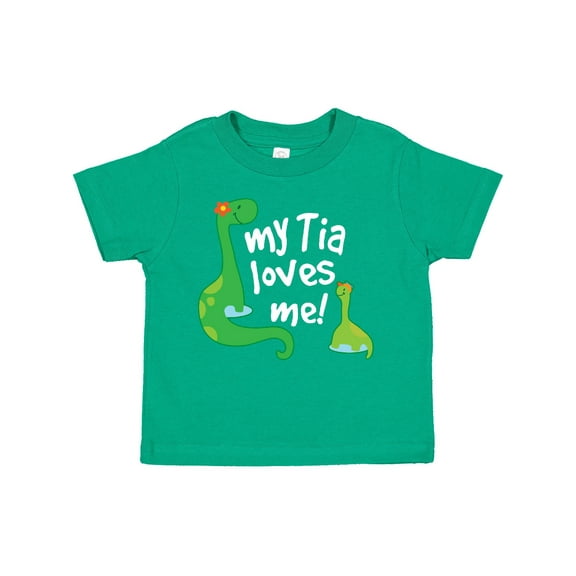 Inktastic My Tia Loves Me Nephew Boys Toddler T-Shirt