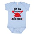 thumbnail image 1 of Inktastic My Tia Loves Me Nephew Boys or Girls Baby Bodysuit, 1 of 5