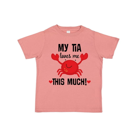 Inktastic My Tia Loves Me Nephew Boys or Girls Toddler T-Shirt
