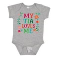 thumbnail image 1 of Inktastic My Tia Loves Me Niece Girls Baby Bodysuit, 1 of 5
