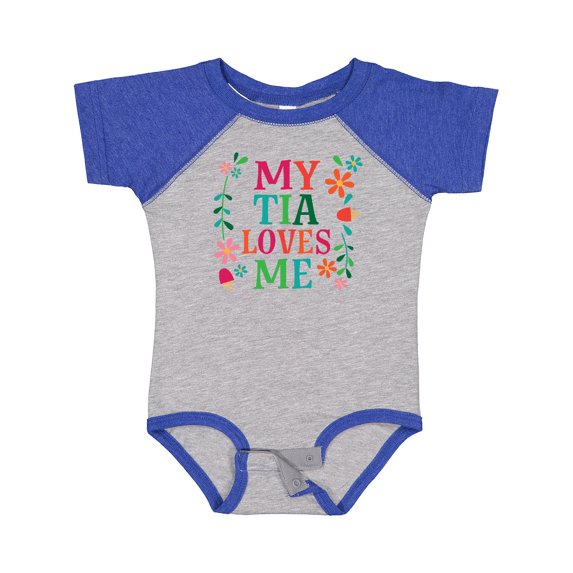 Inktastic My Tia Loves Me Niece Girls Baby Bodysuit