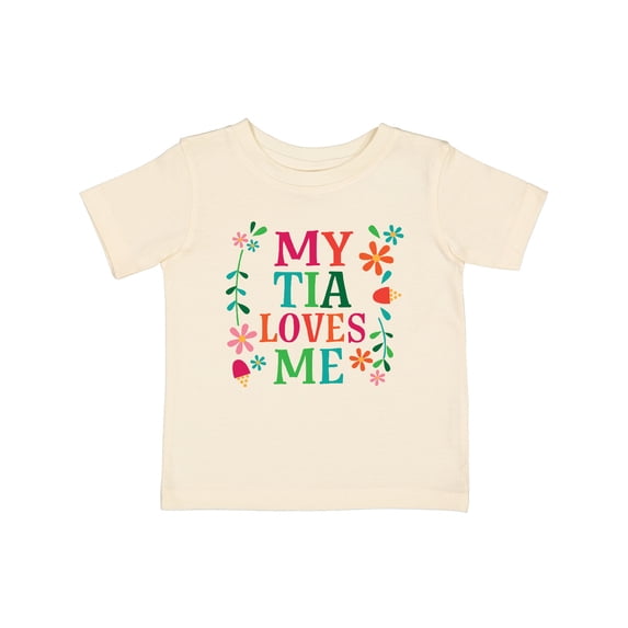 Inktastic My Tia Loves Me Niece Girls Baby T-Shirt