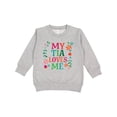 thumbnail image 1 of Inktastic My Tia Loves Me Niece Toddler Sweatshirt, 1 of 4