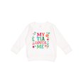 thumbnail image 1 of Inktastic My Tia Loves Me Niece Toddler Sweatshirt, 1 of 4