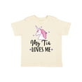 thumbnail image 1 of Inktastic My Tia Loves Me Unicorn Girls Toddler T-Shirt, 1 of 5
