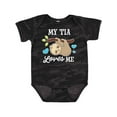thumbnail image 1 of Inktastic My Tia Loves Me with Sloth and Hearts Boys or Girls Baby Bodysuit, 1 of 5
