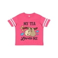 thumbnail image 1 of Inktastic My Tia Loves Me with Sloth and Hearts Boys or Girls Toddler T-Shirt, 1 of 5