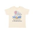 thumbnail image 1 of Inktastic My Tia Loves me to the Moon and Back Elephant Family Boys or Girls Toddler T-Shirt, 1 of 5