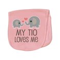 thumbnail image 1 of Inktastic My Tio Loves Me Childs Baby Burp Cloth, 1 of 3