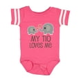 thumbnail image 1 of Inktastic My Tio Loves Me Childs Boys or Girls Baby Bodysuit, 1 of 5