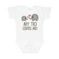 thumbnail image 1 of Inktastic My Tio Loves Me Childs Boys or Girls Baby Bodysuit, 1 of 5
