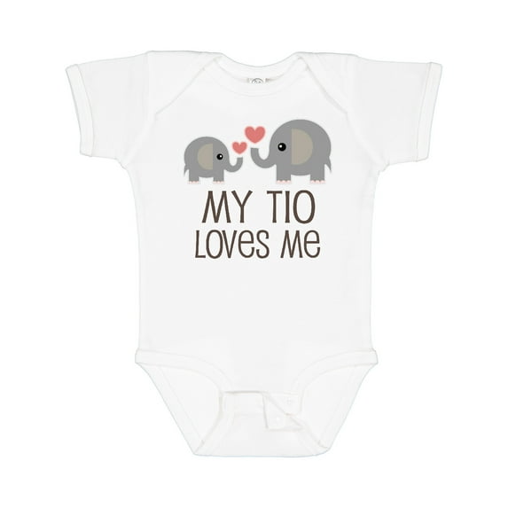 Inktastic My Tio Loves Me Childs Boys or Girls Baby Bodysuit