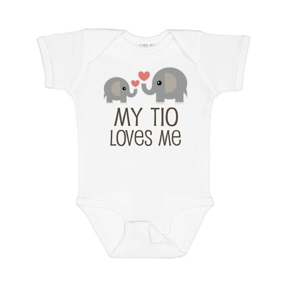 Inktastic My Tio Loves Me Childs Boys or Girls Baby Bodysuit