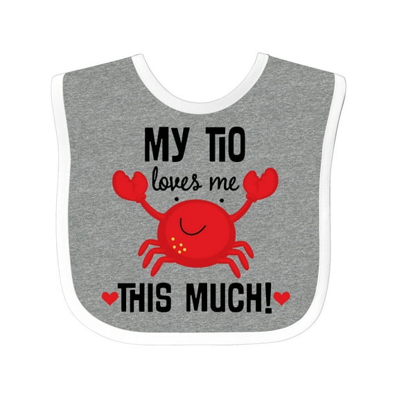 Inktastic My Tio Loves Me Nephew Boys or Girls Baby Bib