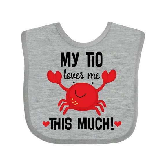 Inktastic My Tio Loves Me Nephew Boys or Girls Baby Bib