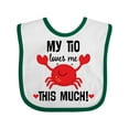 thumbnail image 1 of Inktastic My Tio Loves Me Nephew Boys or Girls Baby Bib, 1 of 4