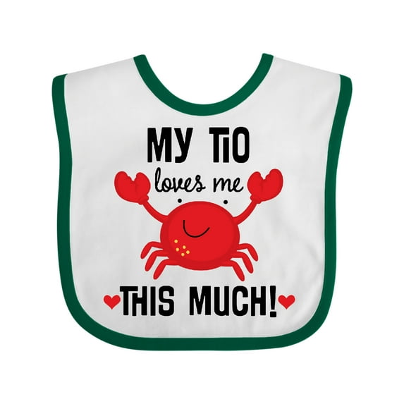 Inktastic My Tio Loves Me Nephew Boys or Girls Baby Bib