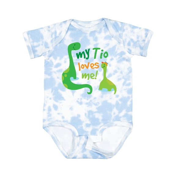Inktastic My Tio Loves Me Nephew Dinosaur Boys Baby Bodysuit
