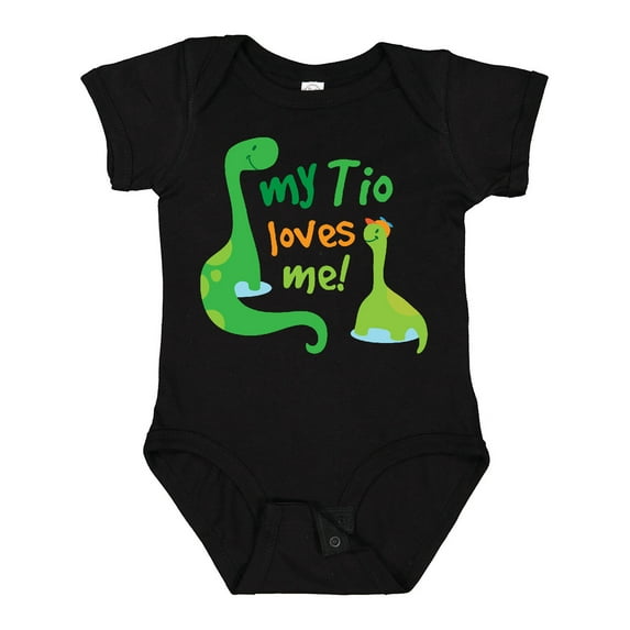 Inktastic My Tio Loves Me Nephew Dinosaur Boys Baby Bodysuit
