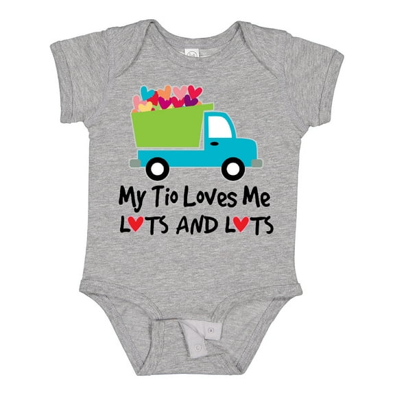 Inktastic My Tio Loves Me Truck for Nephew Boys Baby Bodysuit