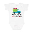 thumbnail image 1 of Inktastic My Tio Loves Me Truck for Nephew Boys Baby Bodysuit, 1 of 5