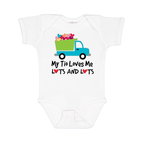Inktastic My Tio Loves Me Truck for Nephew Boys Baby Bodysuit