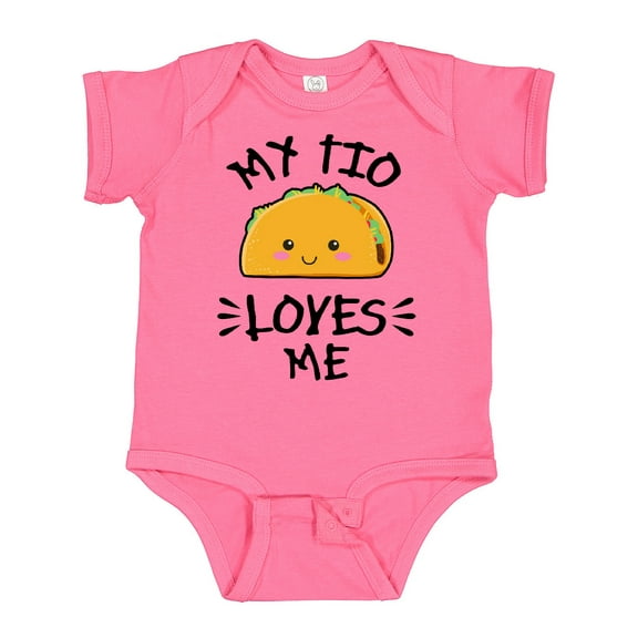 Inktastic My Tio Loves Me with Taco Illustration Boys or Girls Baby Bodysuit