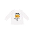 thumbnail image 1 of Inktastic My Tio Loves Me with Taco Illustration Boys or Girls Long Sleeve Toddler T-Shirt, 1 of 5
