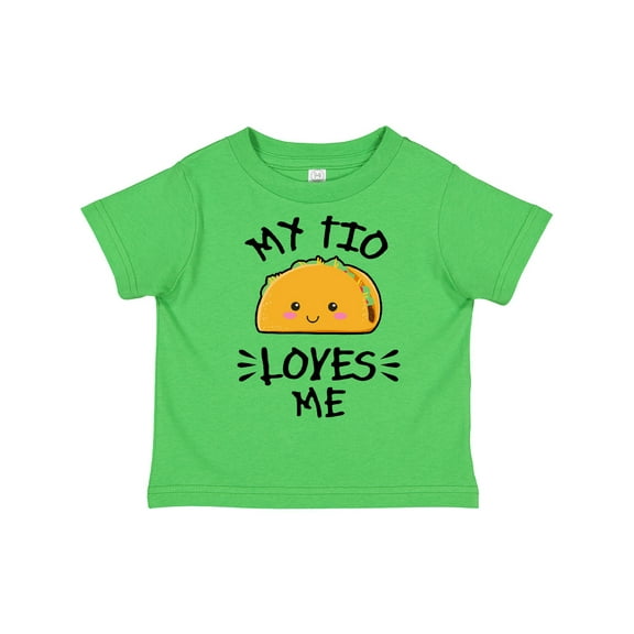 Inktastic My Tio Loves Me with Taco Illustration Boys or Girls Toddler T-Shirt