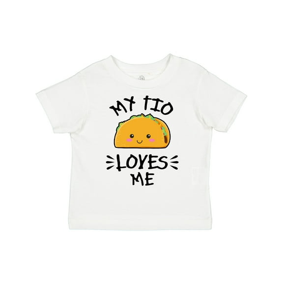 Inktastic My Tio Loves Me with Taco Illustration Boys or Girls Toddler T-Shirt