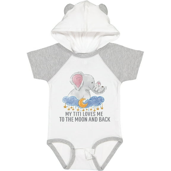 Inktastic My Titi Love Me to the Moon and Back Boys or Girls Baby Bodysuit