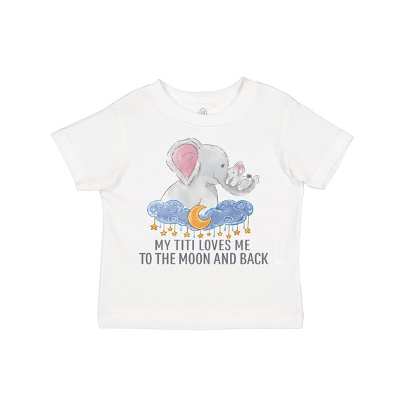 Inktastic My Titi Love Me to the Moon and Back Boys or Girls Toddler T-Shirt