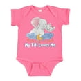thumbnail image 1 of Inktastic My Titi Loves Me Cute Elephants Clouds Moon and Stars Boys or Girls Baby Bodysuit, 1 of 5