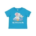 thumbnail image 1 of Inktastic My Titi Loves Me Cute Elephants Clouds Moon and Stars Boys or Girls Toddler T-Shirt, 1 of 5