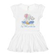 thumbnail image 1 of Inktastic My Titi Loves Me Cute Elephants Clouds Moon and Stars Girls Toddler Dress, 1 of 5