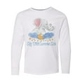 thumbnail image 1 of Inktastic My Titi Loves Me Cute Elephants Clouds Moon and Stars Long Sleeve Youth T-Shirt, 1 of 5