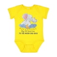 thumbnail image 1 of Inktastic My Titi Loves Me to the Moon and Back Elephant Family Boys or Girls Baby Bodysuit, 1 of 5