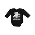 thumbnail image 1 of Inktastic My Titi Loves Me to the Moon and Back Elephant Family Boys or Girls Long Sleeve Baby Bodysuit, 1 of 5