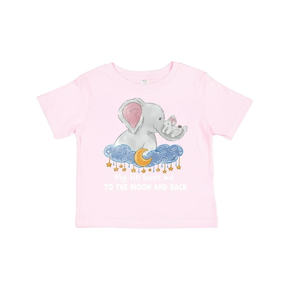 Inktastic My Titi Loves Me to the Moon and Back Elephant Family Boys or Girls Toddler T-Shirt