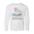 thumbnail image 1 of Inktastic My Titi Loves Me to the Moon and Back Elephant Family Long Sleeve Youth T-Shirt, 1 of 5