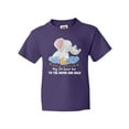 thumbnail image 1 of Inktastic My Titi Loves Me to the Moon and Back Elephant Family Youth T-Shirt, 1 of 5