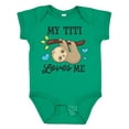 thumbnail image 1 of Inktastic My Titi Loves Me with Sloth and Hearts Boys or Girls Baby Bodysuit, 1 of 5