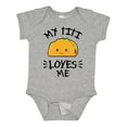 thumbnail image 1 of Inktastic My Titi Loves Me with Taco Illustration Boys or Girls Baby Bodysuit, 1 of 5