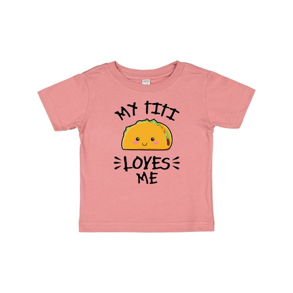Inktastic My Titi Loves Me with Taco Illustration Boys or Girls Baby T-Shirt
