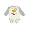 thumbnail image 1 of Inktastic My Titi Loves Me with Taco Illustration Boys or Girls Long Sleeve Baby Bodysuit, 1 of 5