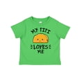 thumbnail image 1 of Inktastic My Titi Loves Me with Taco Illustration Boys or Girls Toddler T-Shirt, 1 of 5