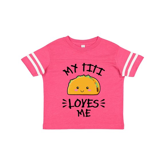 Inktastic My Titi Loves Me with Taco Illustration Boys or Girls Toddler T-Shirt