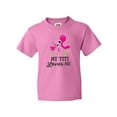 thumbnail image 1 of Inktastic My Titi Loves me with Two Flamingos Youth T-Shirt, 1 of 5